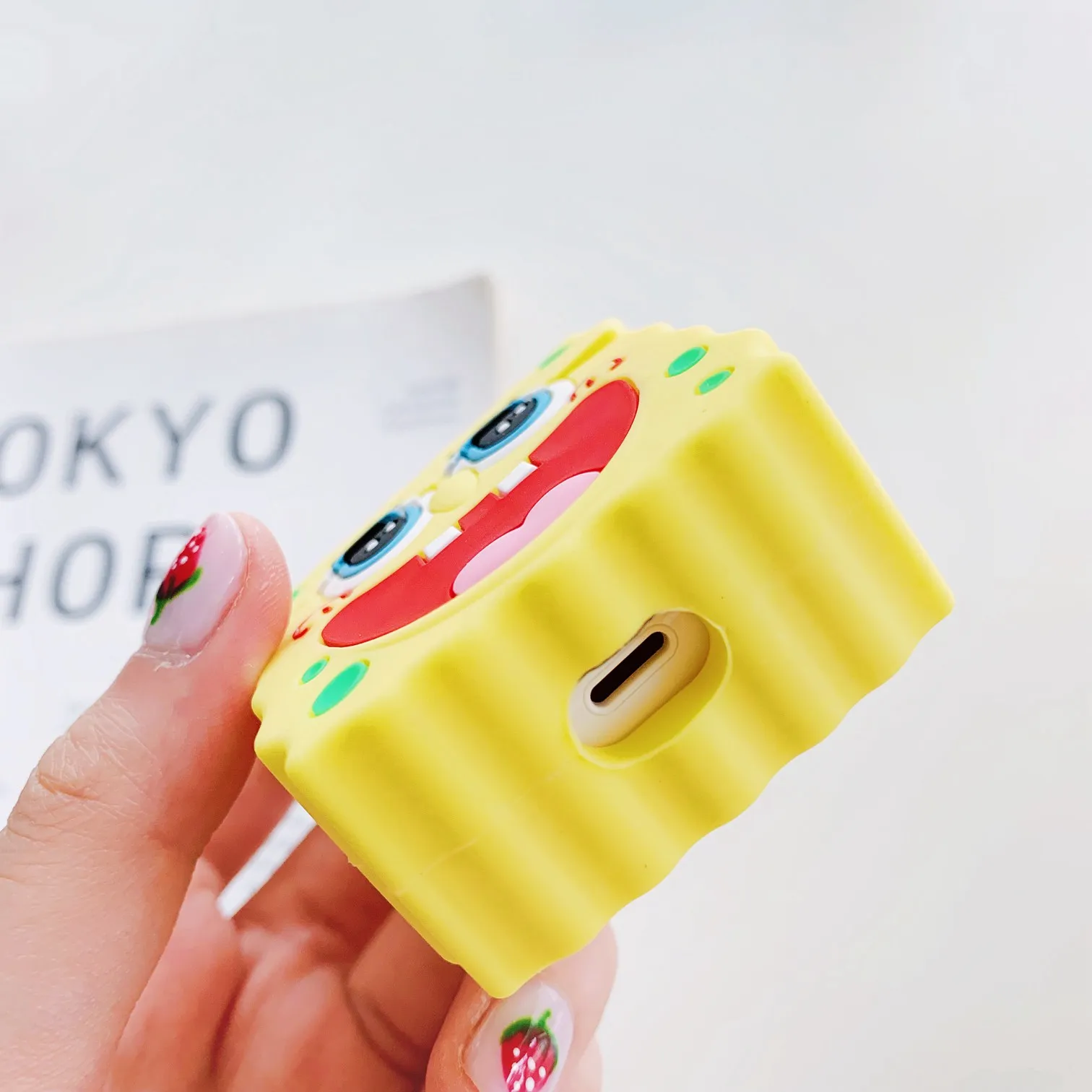 Чехол для AirPods с милым мультяшным забавным рисунком, силиконовый чехол для Airpods, беспроводной чехол для наушников Air pods 2, силиконовый чехол, fundas