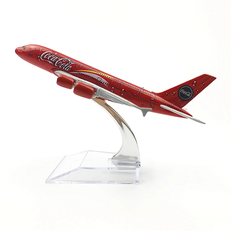 

1:400 Scale 16cm Airbus A380 COLA Airlines Metal Alloy Airplane Aircraft Model Decoration Plane Model Kids Gift Collectible Art