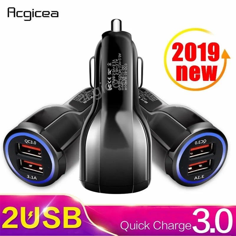 Автомобильное зарядное устройство Quick Charge 3 0 QC адаптер для быстрой зарядки с