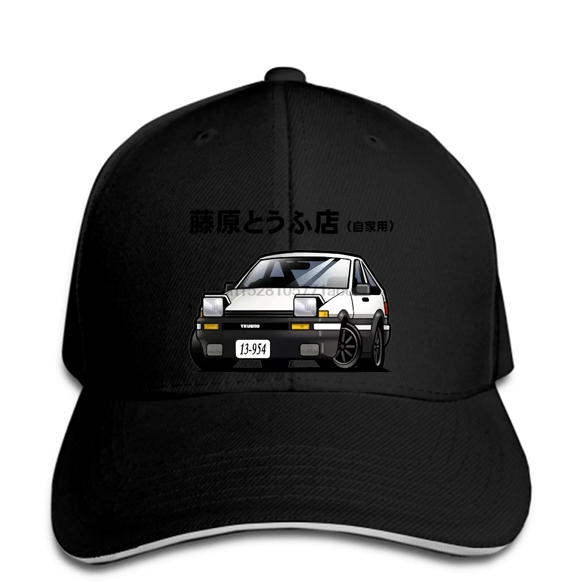 Бейсболка 8563 WH Initial D Tofu JDM Car Camber Racing Japanese gymmen бейсболки|Мужские бейсболки| |