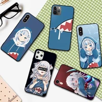 yndfcnb anime hololive usada pekora gawr gura phone case for iphone 13 11 12 pro xs max 8 7 6 6s plus x 5s se 2020 xr cover