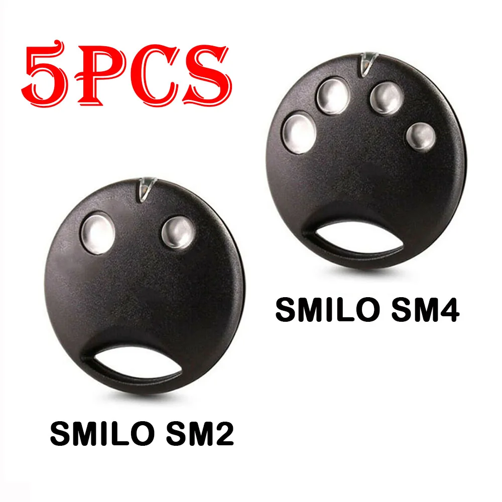 

5 шт.SMILO SM2 SM4 Замена SMILO гаражная дверь пульт дистанционного управления 433,92 МГц беспроводной передатчик ключ роллинг код
