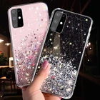 Блестящий чехол для телефона Samsung Galaxy S10 2020 S10E S20 Note 10 20 Plus Lite 5G Pro Ultra TPU, эпоксидный прозрачный защитный чехол