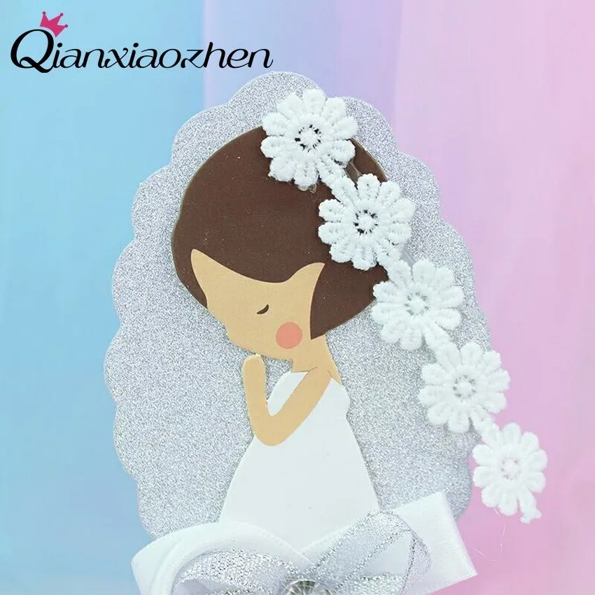 Qianxiaozhen Girl Happy Birthday Cake Topper Party Decoration Decorations Kids Supplies | Дом и сад