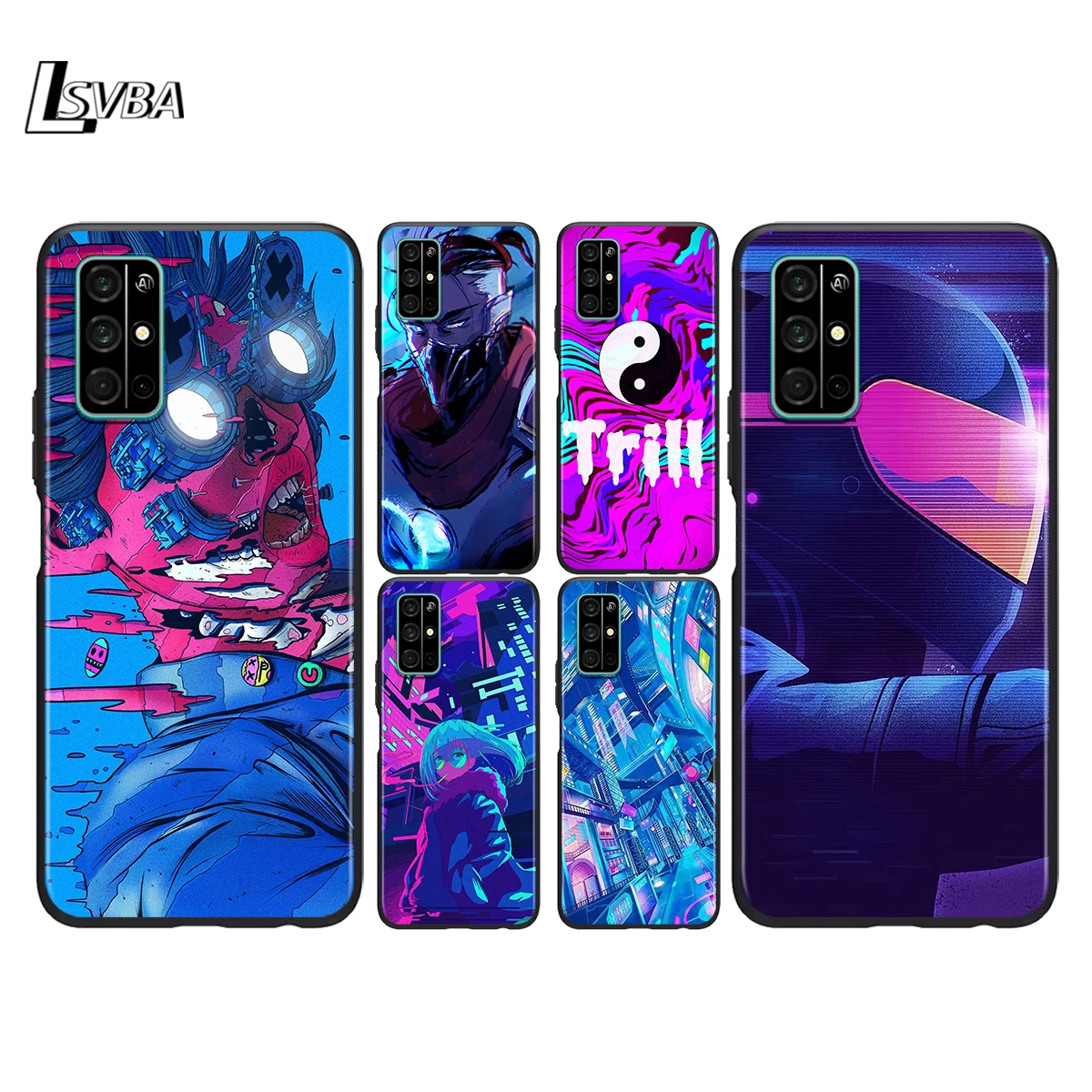 

Cool technology colorful For Huawei Honor 30 30i 30S 20 20E 20S V20 10X 10i 10 7S 7A 7C Pro Plus 5G Lite Soft Phone Case