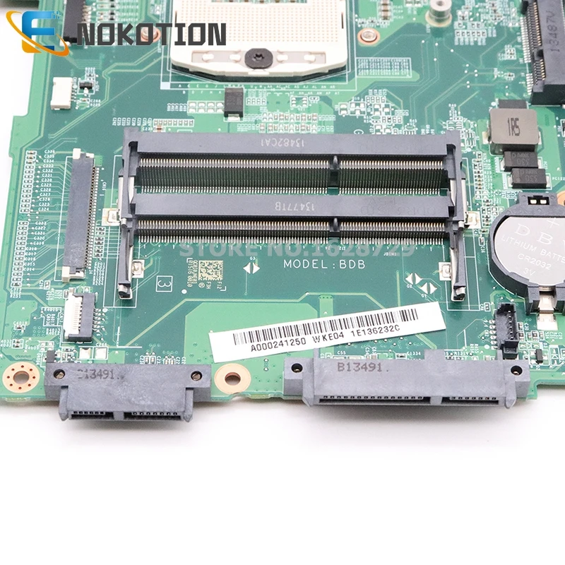 Материнская плата NOKOTION DA0BDBMB8F0 A000241250 для ноутбука Toshiba Satellite P70 P75 материнская HM86