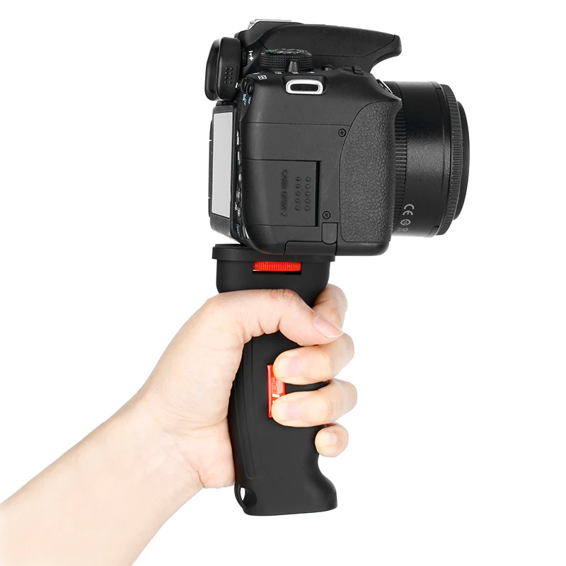 

for Gopro Action Camera DSLR SLR Camera Smartphone 1/4 Screw Vlog Handle UURIG R003 Anti-Shock Hand Grip Stabilizer Universal