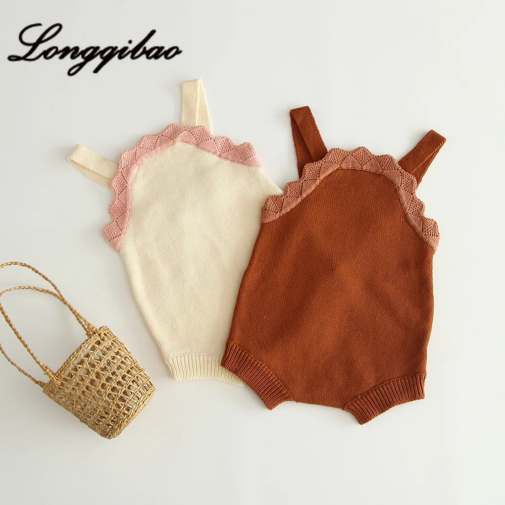 Осенний вязаный шерстяной комбинезон высокого качества для малышей 2020