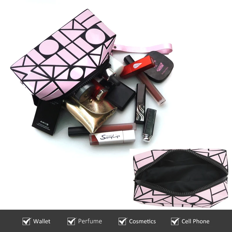 Косметичка для женщин LOVEVOOK дамская сумочка-косметичка геометрической формы