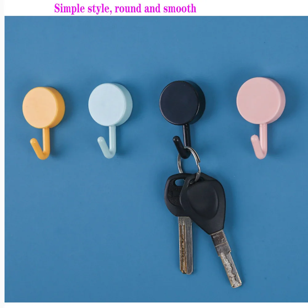 

New Hooks Transparent Strong Self Adhesive Door Wall Hangers Hooks Suction Heavy Load Rack Cup Sucker Non-marking Sticky Hook