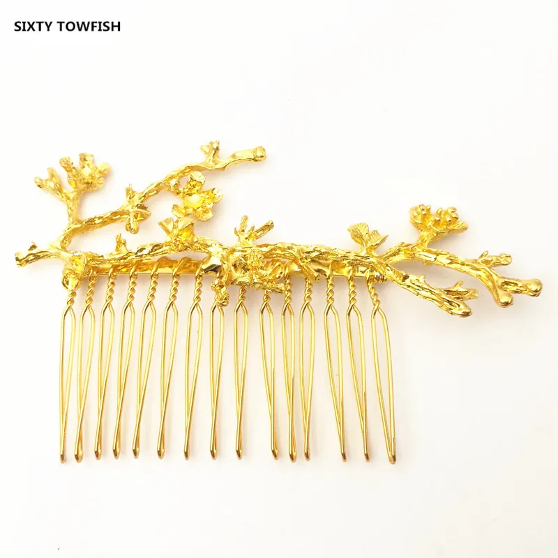 56X92 мм сплав золото/серебро/подвеска золотого цвета причудливые волосы ветки
