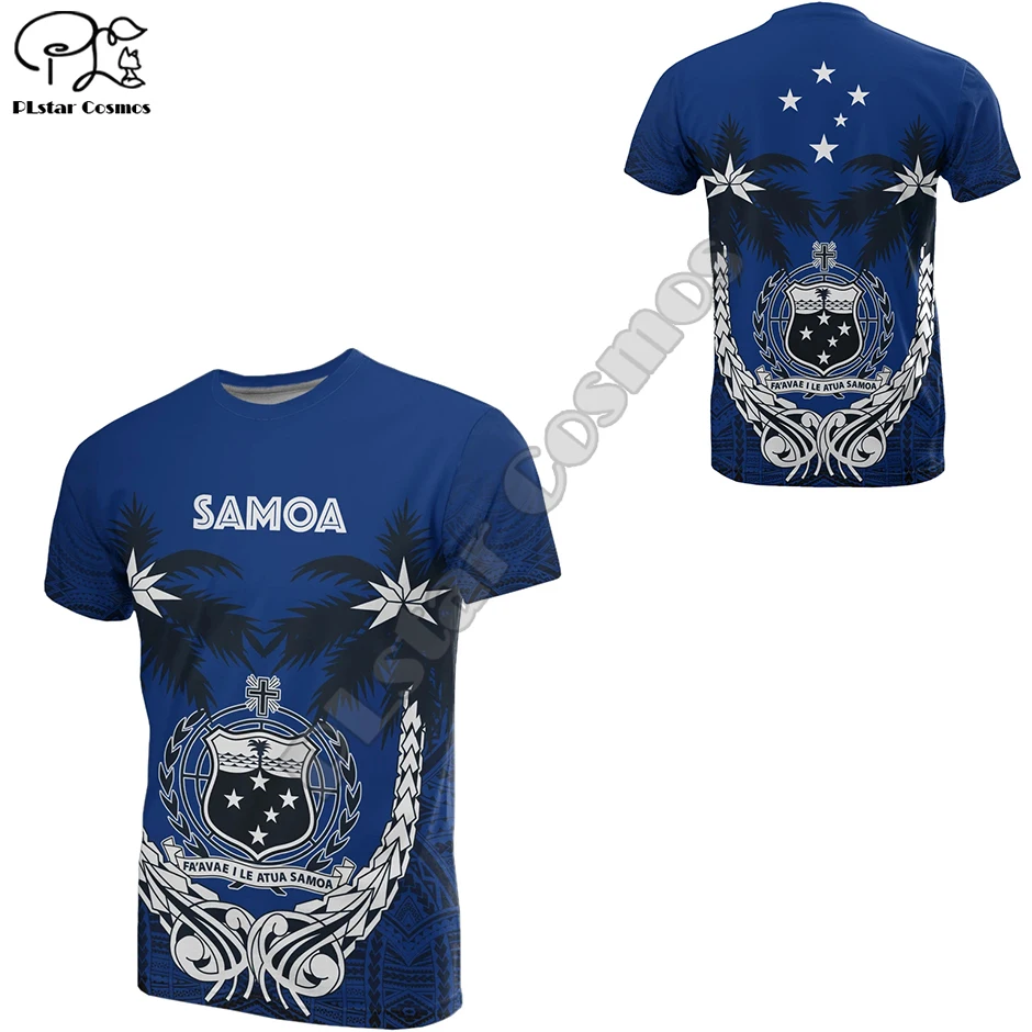 

PLstar Cosmos Tonga Samoa Polynesian Art Culture Tribe Retro Tattoo 3DPrint Men/Women Summer Streetwear Short Sleeve T-Shirts A2