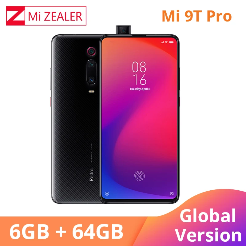 Глобальная версия Xiaomi mi 9T Pro Red K20 celular 6 39 дюймов ГБ 64 Гб Смартфон 48MP cam Snapdragon 855 4000