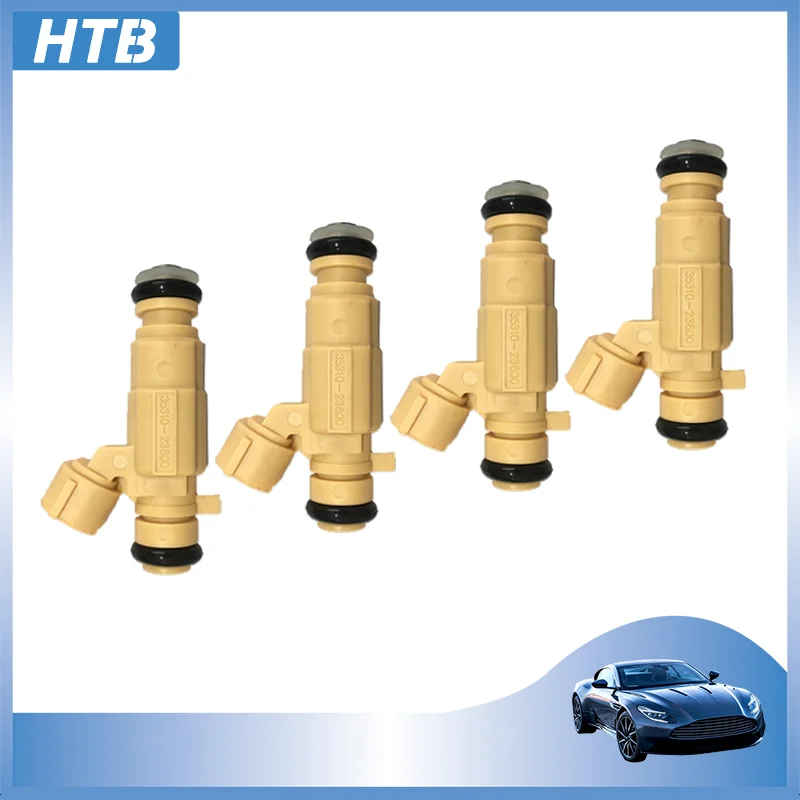 Форсунка инжектора топлива 35310-23600 3531023600 4 шт. подходит для Hyundai Elantra 02-08 Tiburon Tucson 2.0L