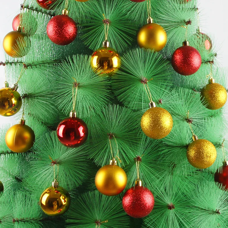 Christmas decorations ceiling ball 8cm red pink frosted light plastic hanging gift box 6cm | Дом и сад