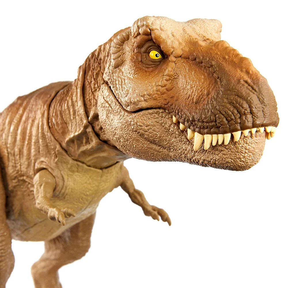 jurassic world tyrannosaurus rex dinosaur toy camp cretaceous with primal attack feature sound realistic shaking free global shipping