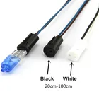 Патрон для лампы G4 MR16, 5 шт., 20 см, 30 см, 50 см, 80 см, 100 см, БелыйЧерный патрон для светодиодных хрустальных головок, светильник