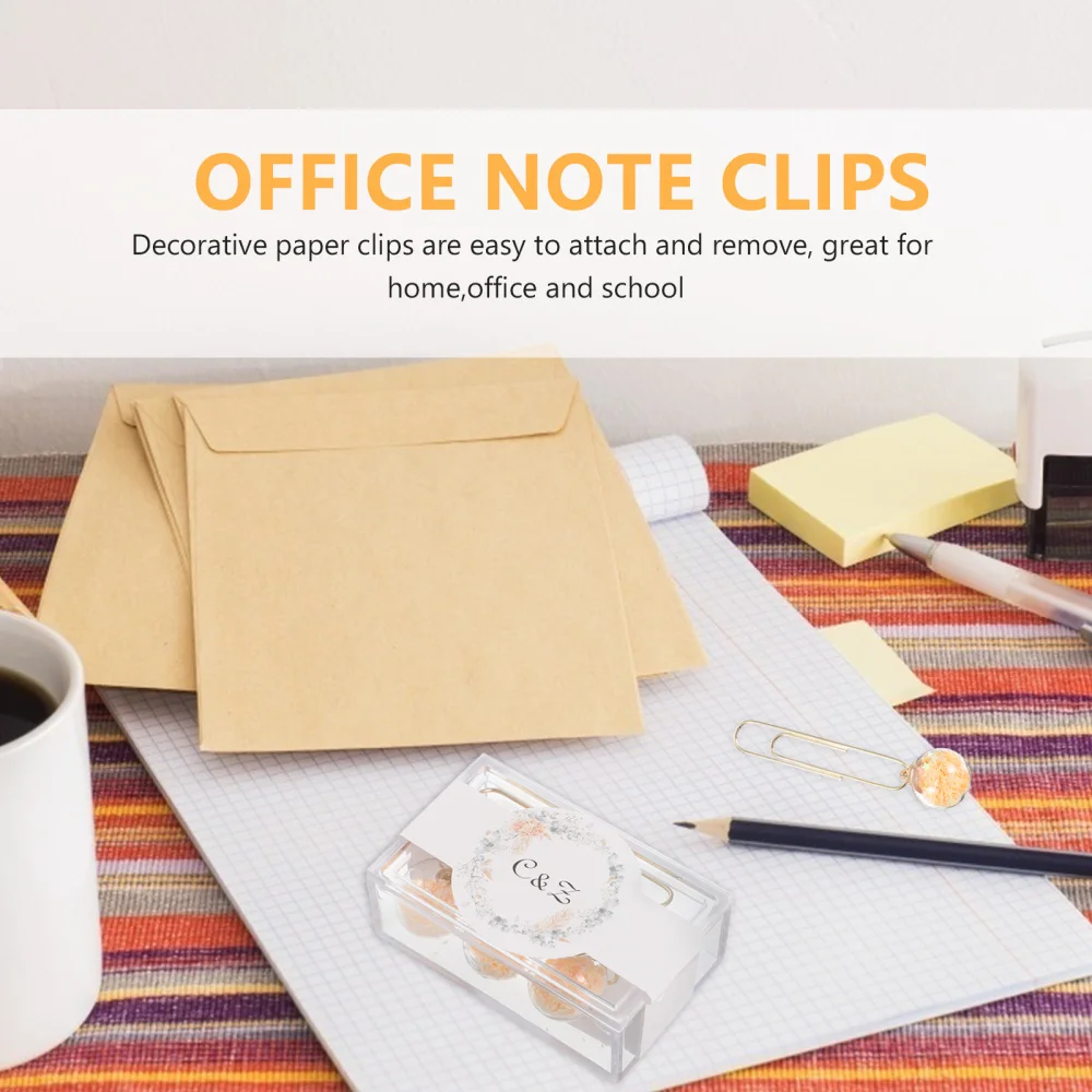 

5pcs Paper Clips Note Clips Office Memo Holders Adorable Paper Clips