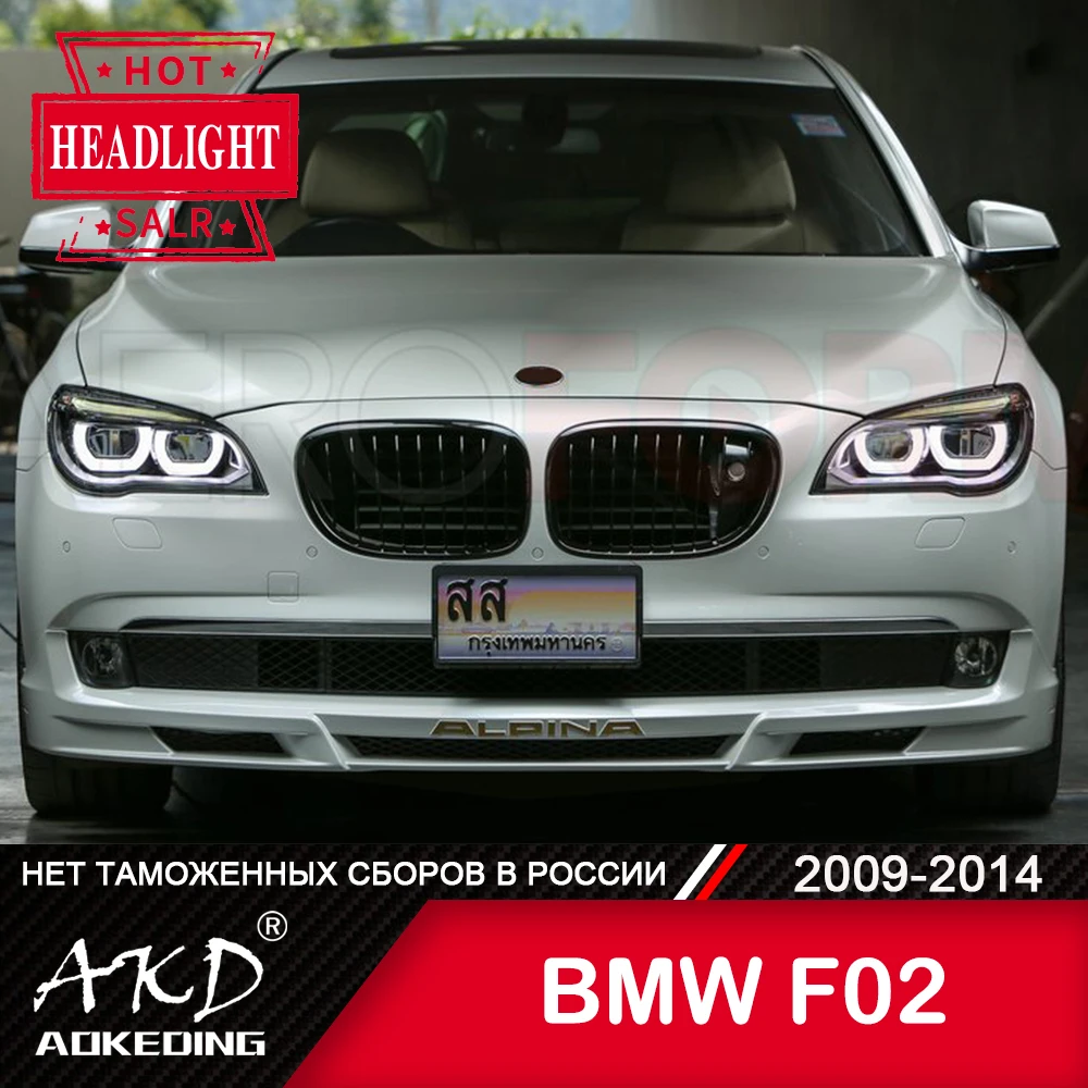 

For Car BMW F02 Head Lamp 2009-2014 Car Accessory Fog Lights Day Running Light DRL H7 LED Bi Xenon Bulb 740 730 735 Headlights