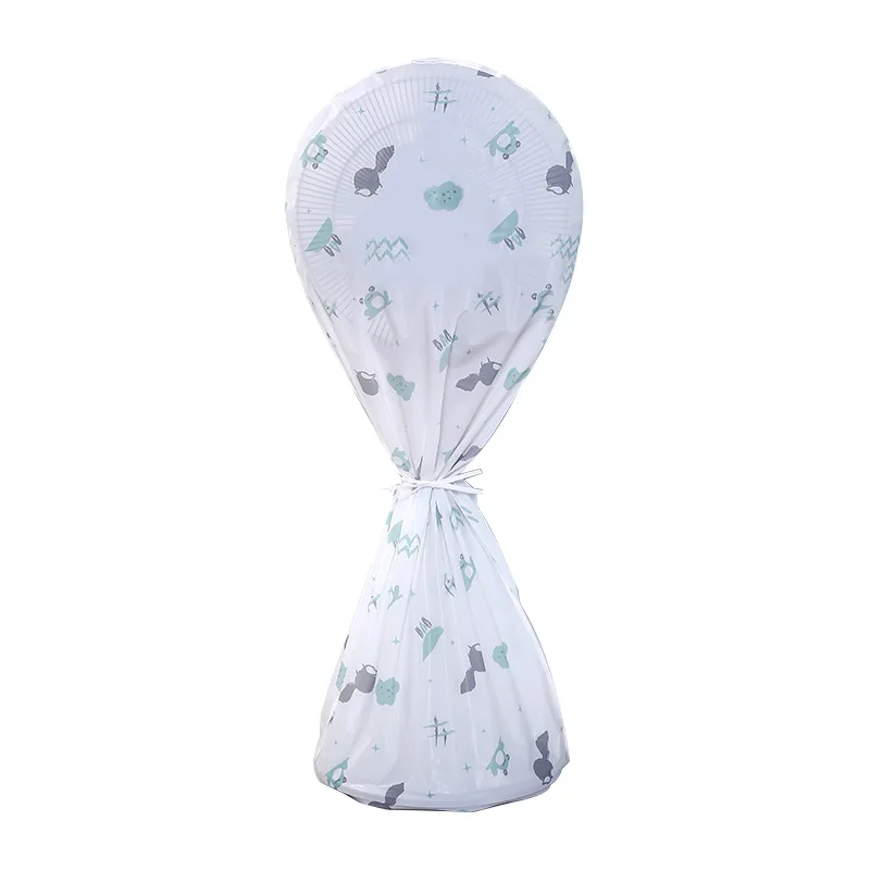 

PEVA fan cover electric fan dust cover floor-standing cartoon household all-inclusive fan storage cover household goods