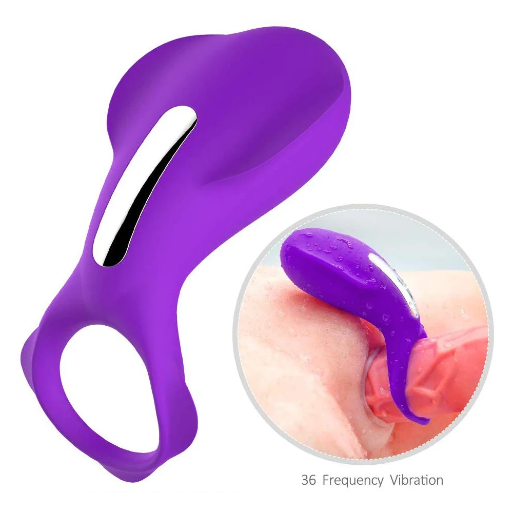 Вибрационный клитор кольцо для пениса стимулятор в форме вибро член