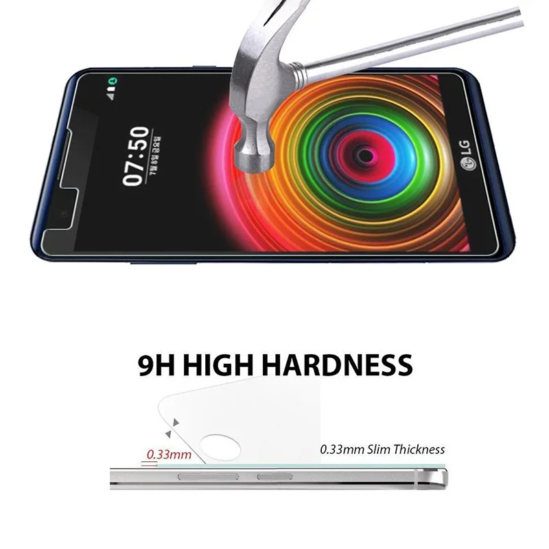

Anti Scratch Smartphone Screen Protector for LG K20V K30 2019 Tempered Glass On LG K40 K40S K50 K50S Front Glass