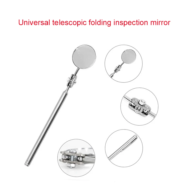 Car Inspection Mirror Extendable Round Telescopic Manual Tool Auto Parts | Автомобили и мотоциклы