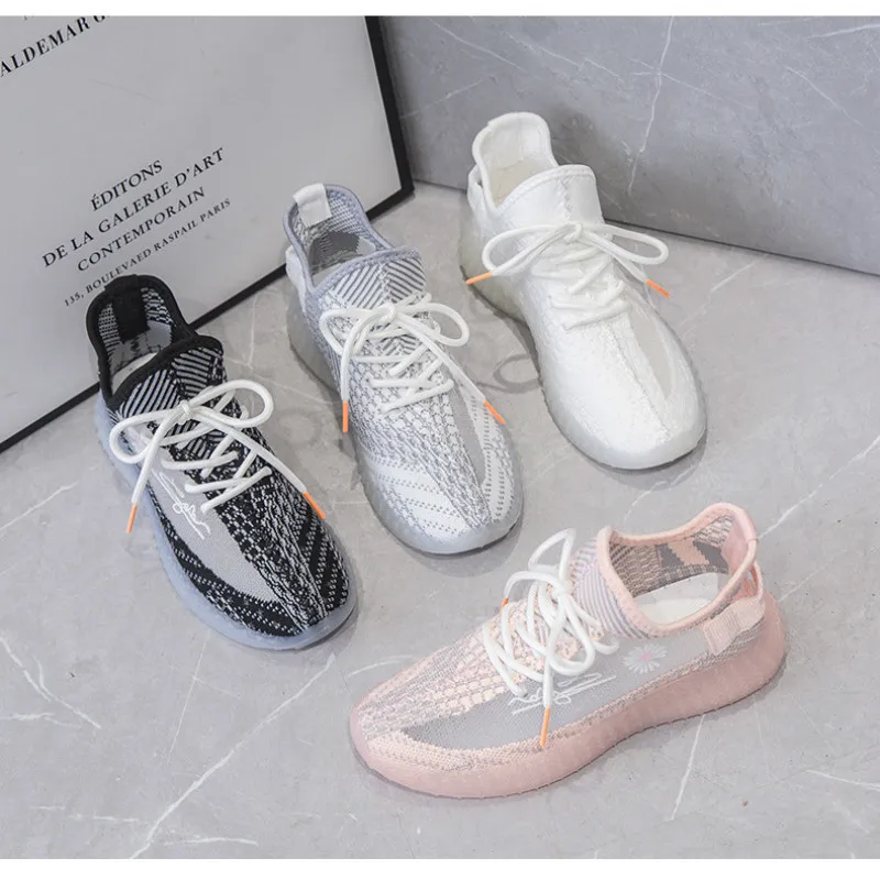 

Summer New Casual Sneaker Womens Shoes Fashion Mesh (Air mesh) Solid Lace-Up Round Toe Breathable Non-Slip High Quality Fabric