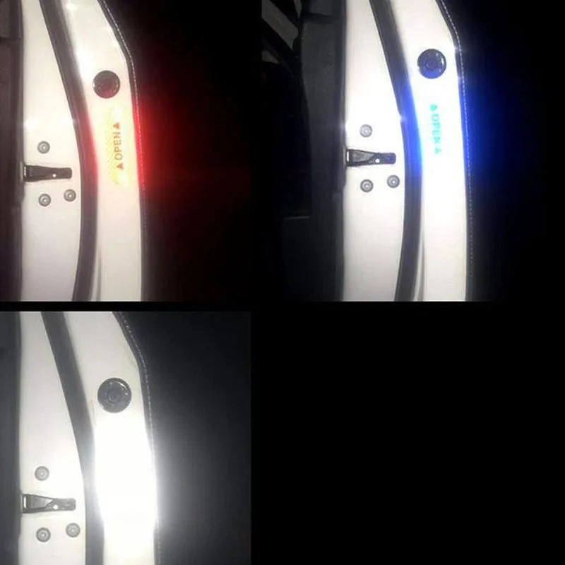 4 шт. автомобильная дверь предупреждающая Светоотражающая наклейка для Land Rover Range