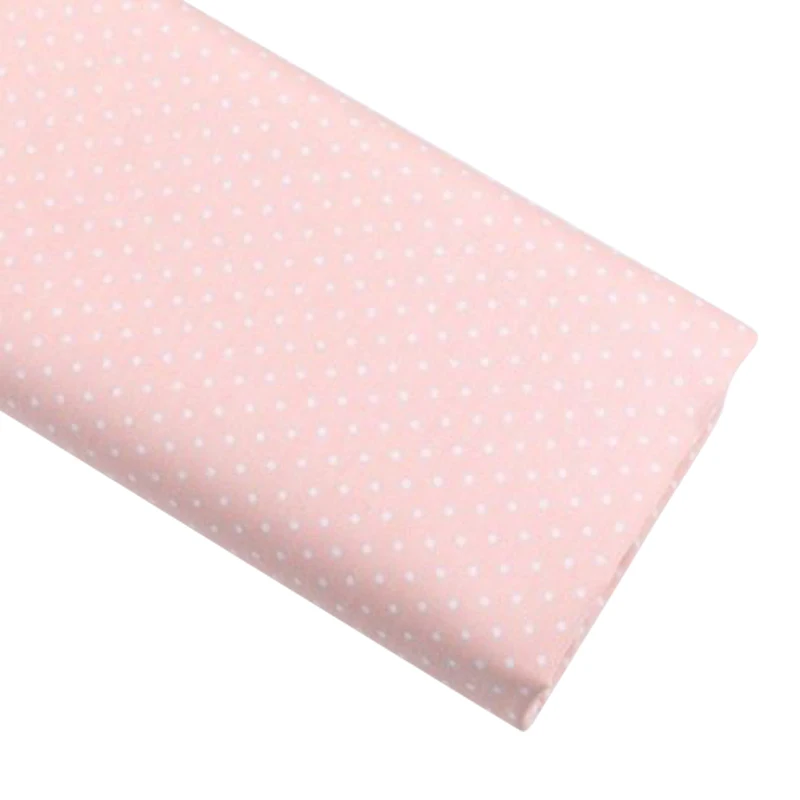 Маленькая детская саржевая хлопчатобумажная Лоскутная Ткань в горошек для