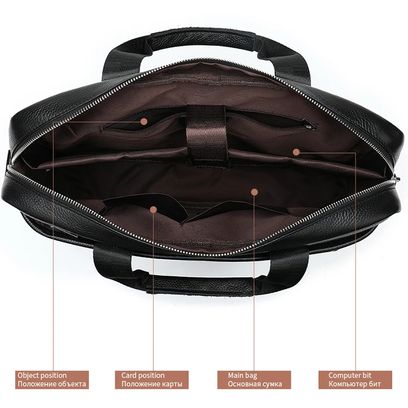 MVA сумка мужская натуральная кожа портфели кожаные мужские через плечо из