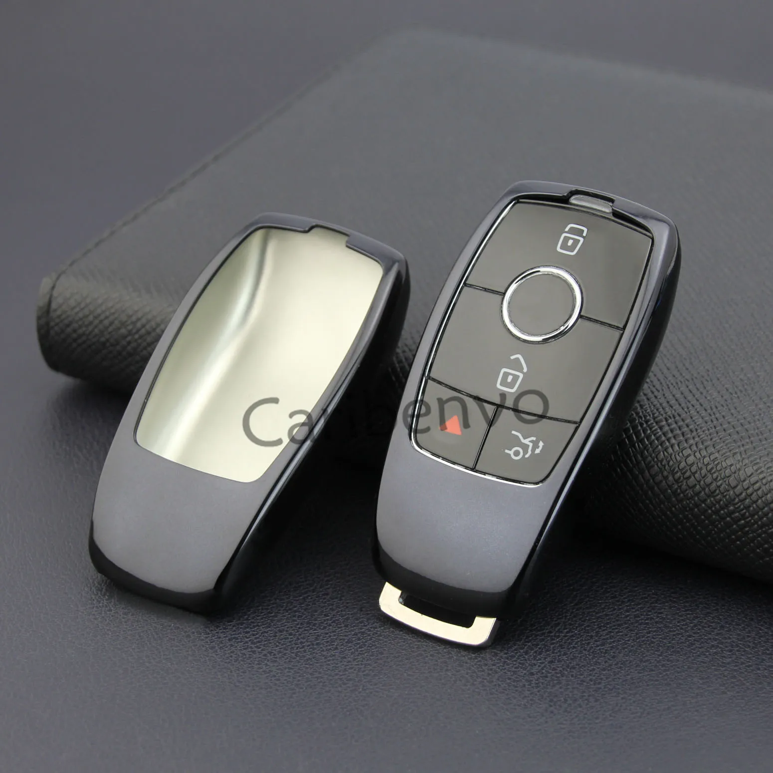 Black TPU Car Key Keychain Holder Cover Shell For Mercedes-Benz A C E S G CLASS CLS GLC GLE W205 S213 C238 W222 C257 X253 V167 | Автомобили