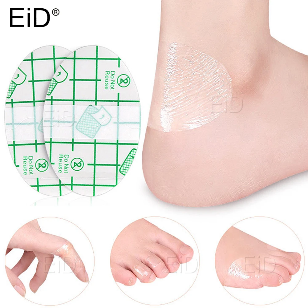

EiD 20Pcs Heel Protector Foot Care Sole Sticker Waterproof Invisible Patch Anti Blister Friction Foot Care Insert Tool man women