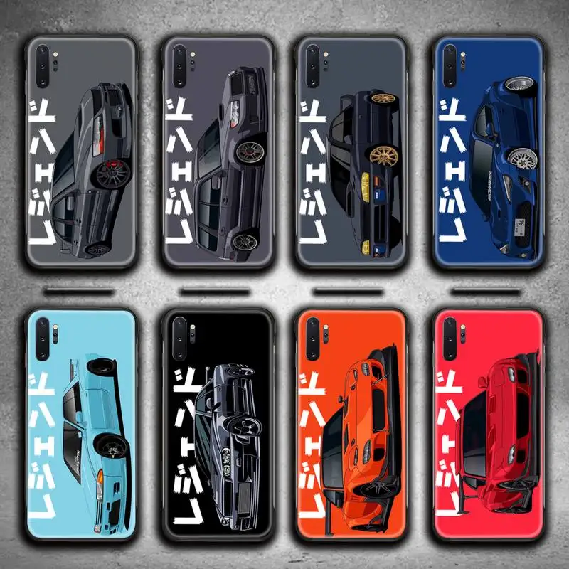 

JDM Tokyo drift sports car Phone Case For Samsung Galaxy Note20 ultra 7 8 9 10 Plus lite M51 M21 M31S J8 2018 Prime