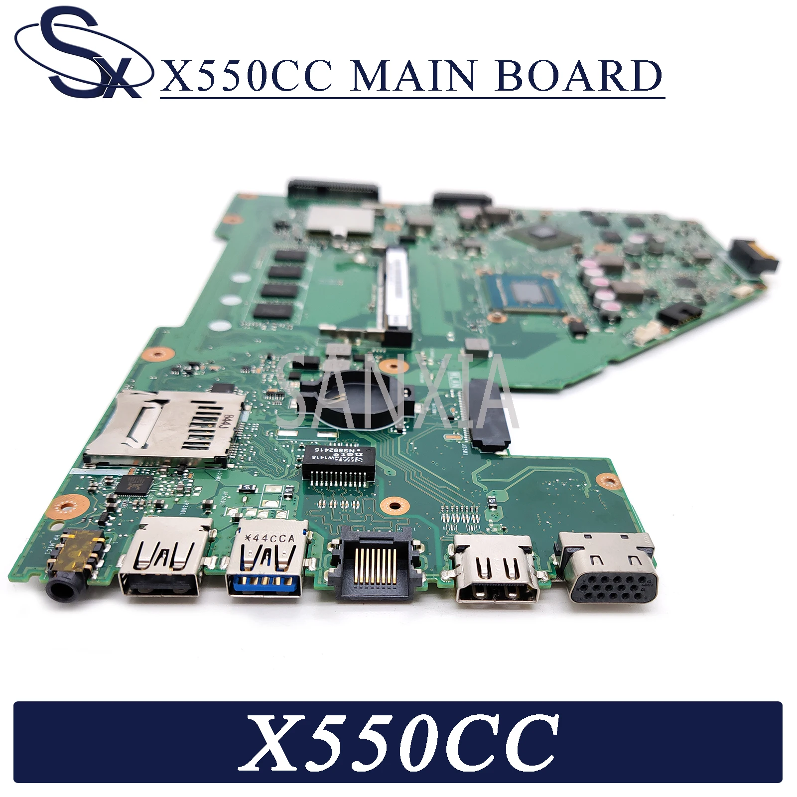 kefu x550cc laptop motherboard for asus x550c a550c x550cl r510c original mainboard 4gb ram i3 3217u gt720m free global shipping