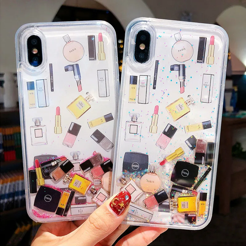 Новый чехол с зыбучим песком для Iphone X XR XS Max 6 6S 7 8 Plus 11 Pro Samsung Galaxy S8 S9 S10 Lite Note 9 10 |