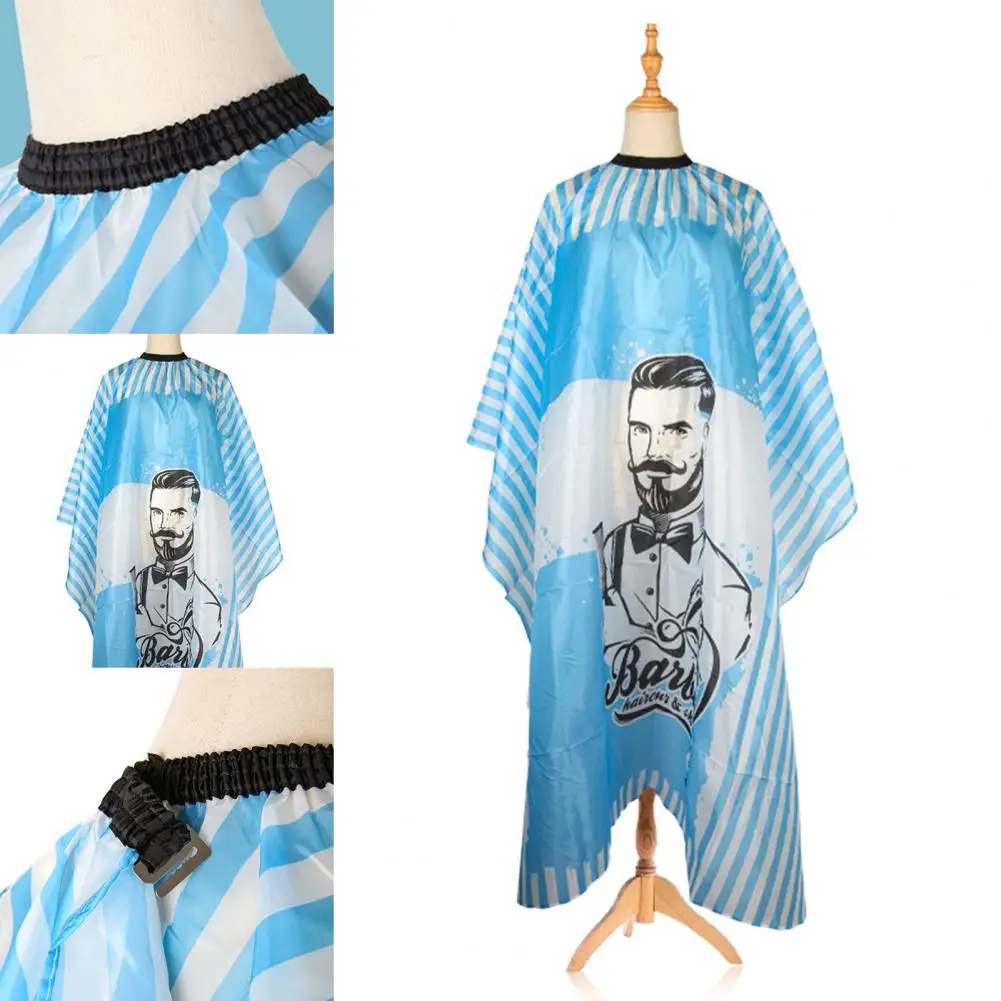 Накидка для парикмахерской из эластичного полиэстера в полоску | Красота и