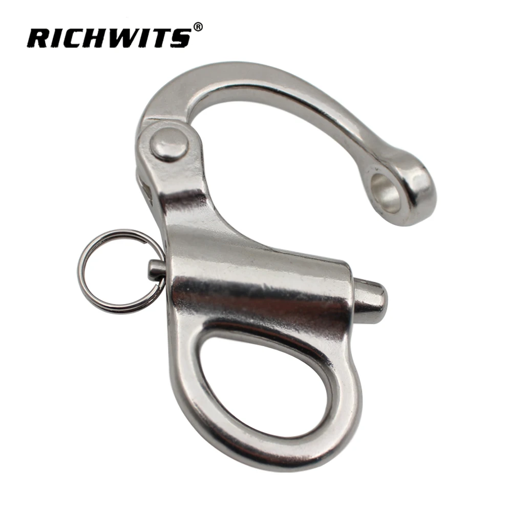

new design fixed snap shackle grade316 stainless steel 35mm