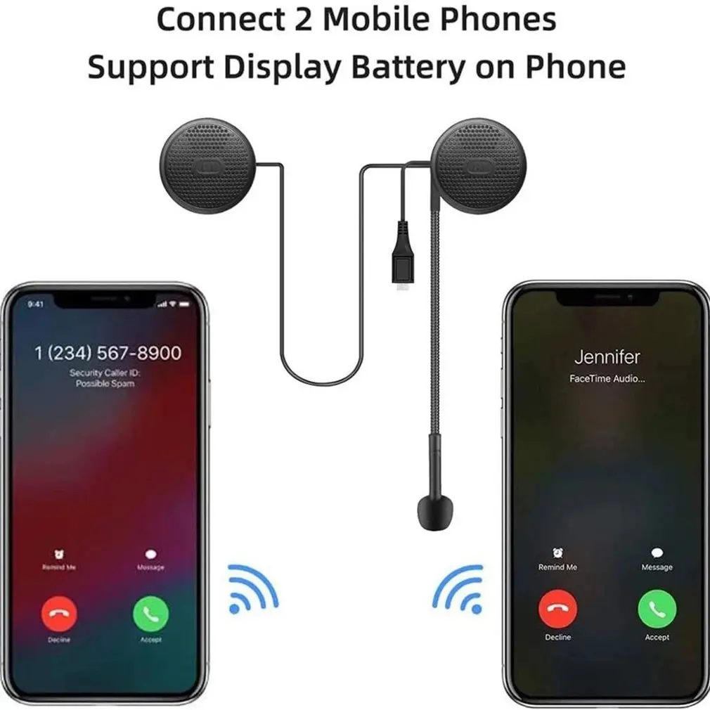 

Robot-wireless Motorcycle Helmet Headset Ultra-thin Wireless Helmet Hands-free Stereo Music Player Helmet Speaker