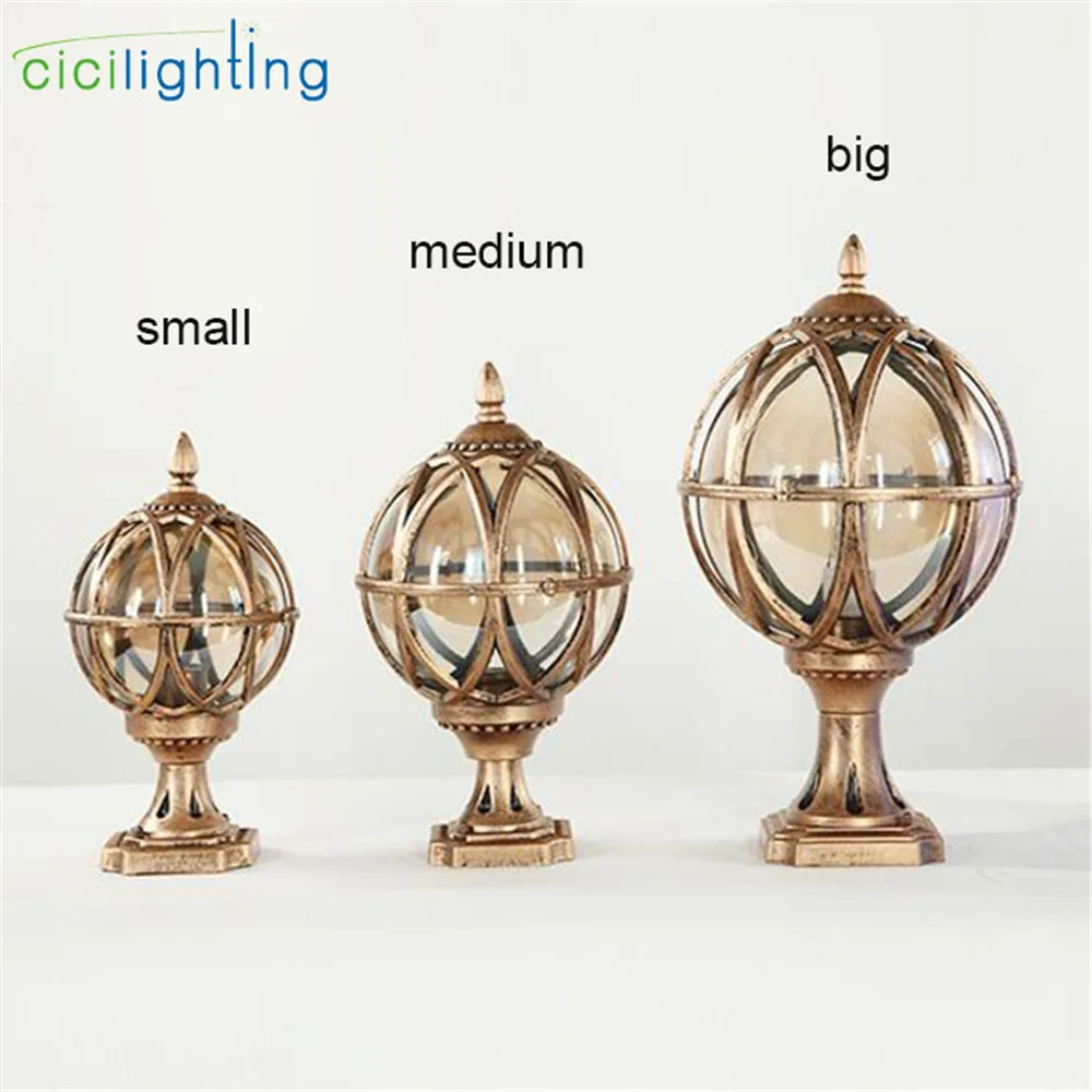 Винтажный уличный фонарь черный деревенский наружный светильник для сада | Лампы