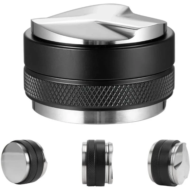 Herramienta de distribuci&oacute;n de caf&eacute; de acero inoxidable 304, martillo nivelador de polvo de caf&eacute;, compatible con portfiltro, 51/53/58mm-0