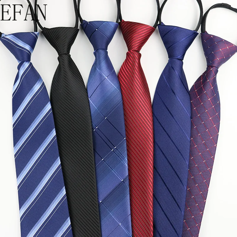 

Fashion Lazy Zipper Men's Tie Classic Solid Flower Floral 8cm Jacquard Necktie Accessories Daily Wear Cravat Wedding Party Gift