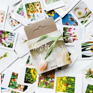 46 штук упак. свежая сезонная наклейка с тюльпаном DIY стикер наклейка Блокнот альбом Дневник Декор