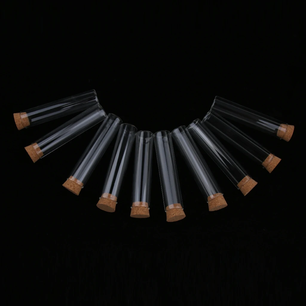 Трубки для специй из боросилированного стекла упаковка 10 штук четкое