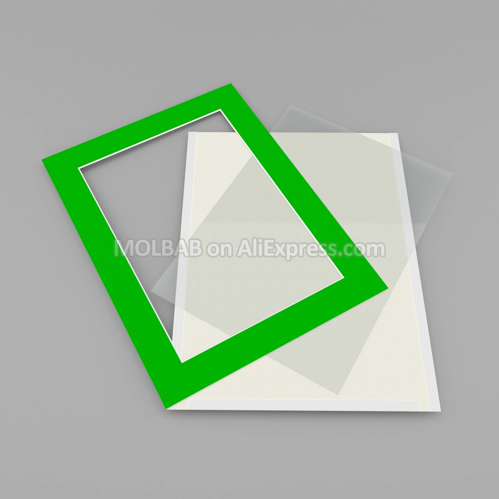 Бумажная фоторамка с подложкой