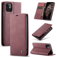 case for iphone 11 luxury magnetic leather wallet phone credit card slot shockproof full protective flip cover for iphone 11