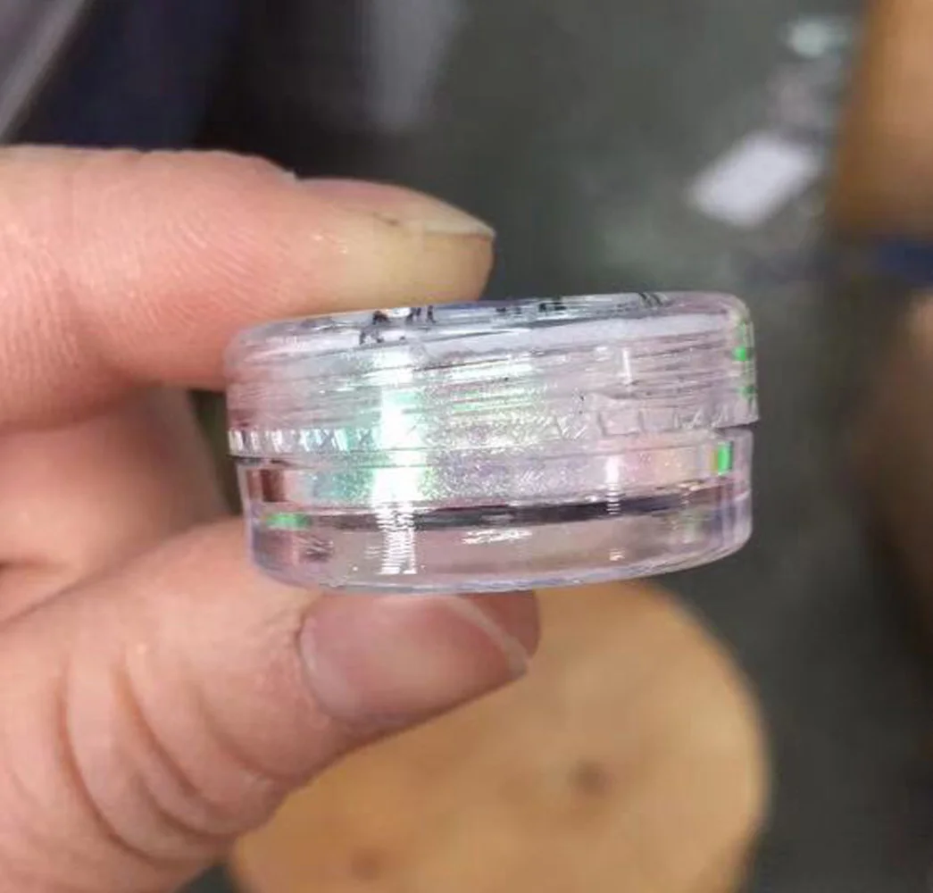 1 баночка хромированный Блестящий светильник дневного света 80 мкм перламутровая