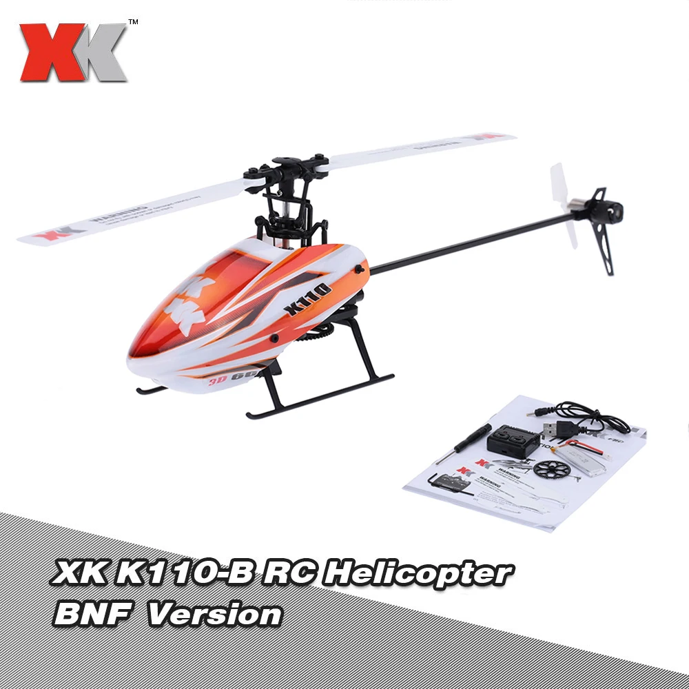 Wltoys XK шоковой заморозки K110 B RC вертолет 6CH 3D 6 гироскопа Системы бесщеточный мотор
