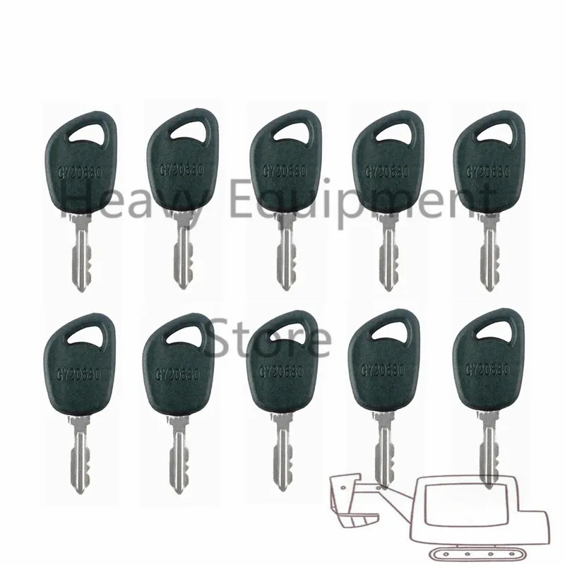 

10Pcs Ignition Starter Key GY20680 For HUSQVARNA Cub Cadet John Deere Delta Poulan MTD Toro Mower Lawn Tractor