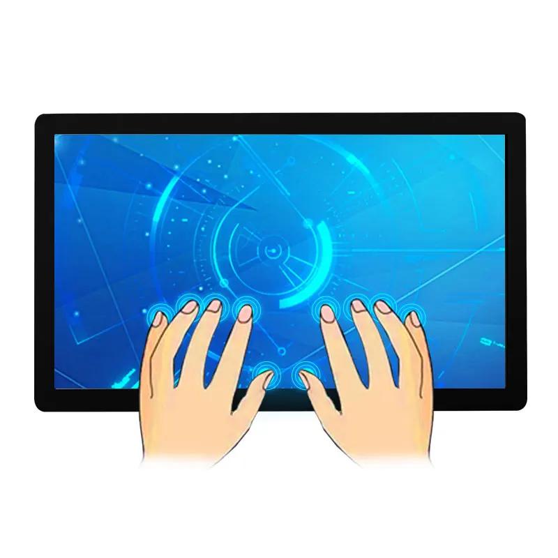 

15 inch TFT LCD screen IP65 five wire resistive touch screen monitor